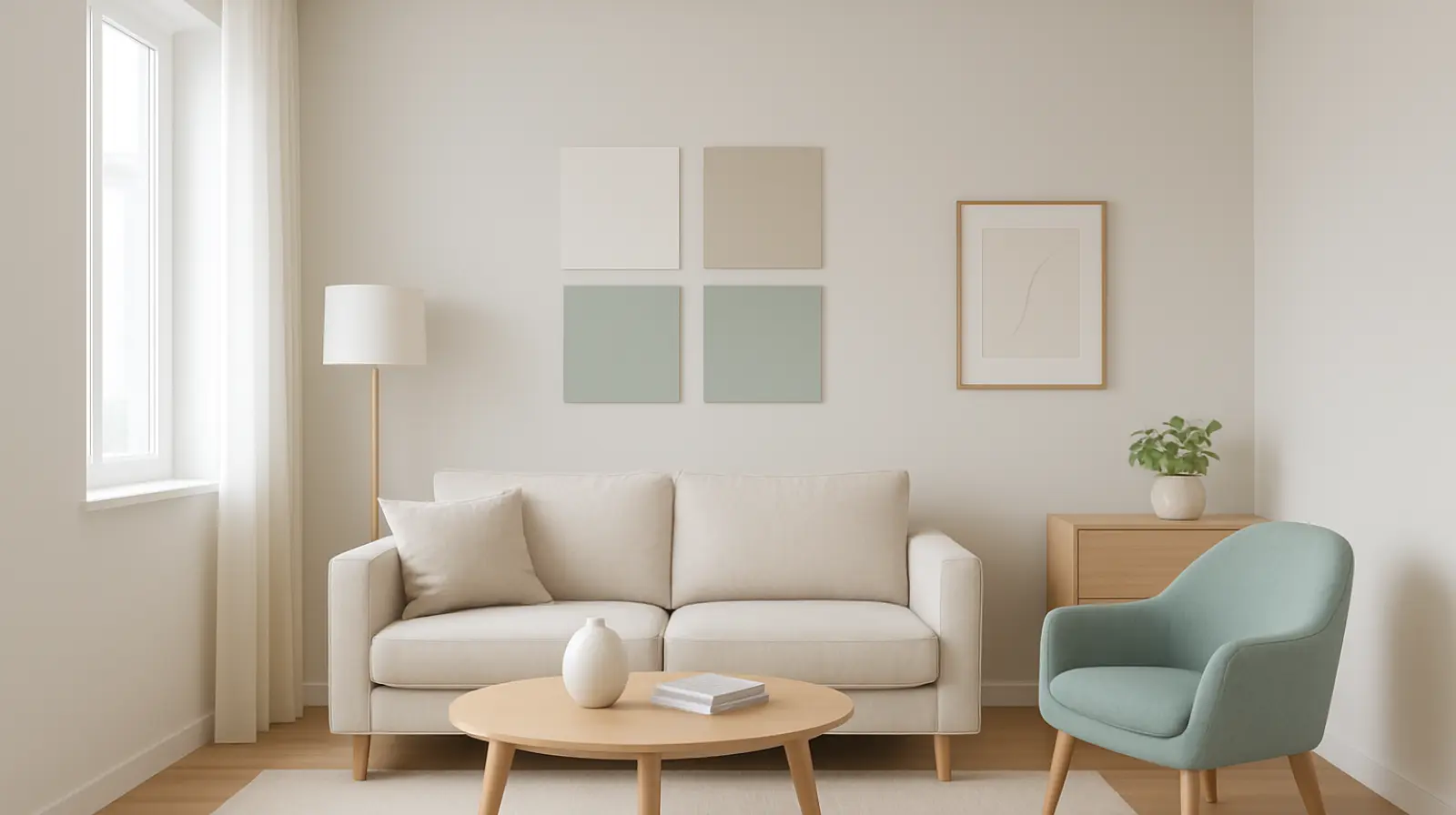 Imagem com cores ideias para apartamento pequeno