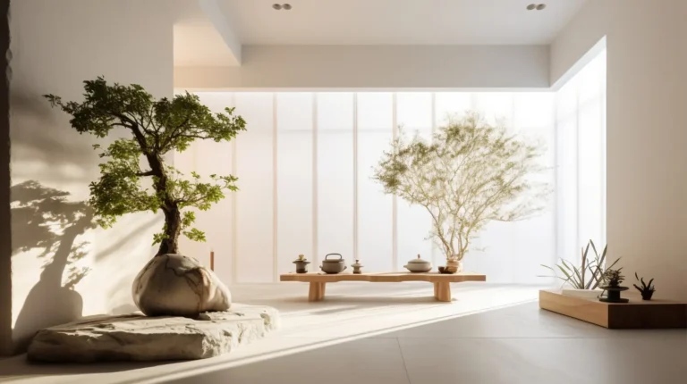 Imagem de um apartamento minimalista