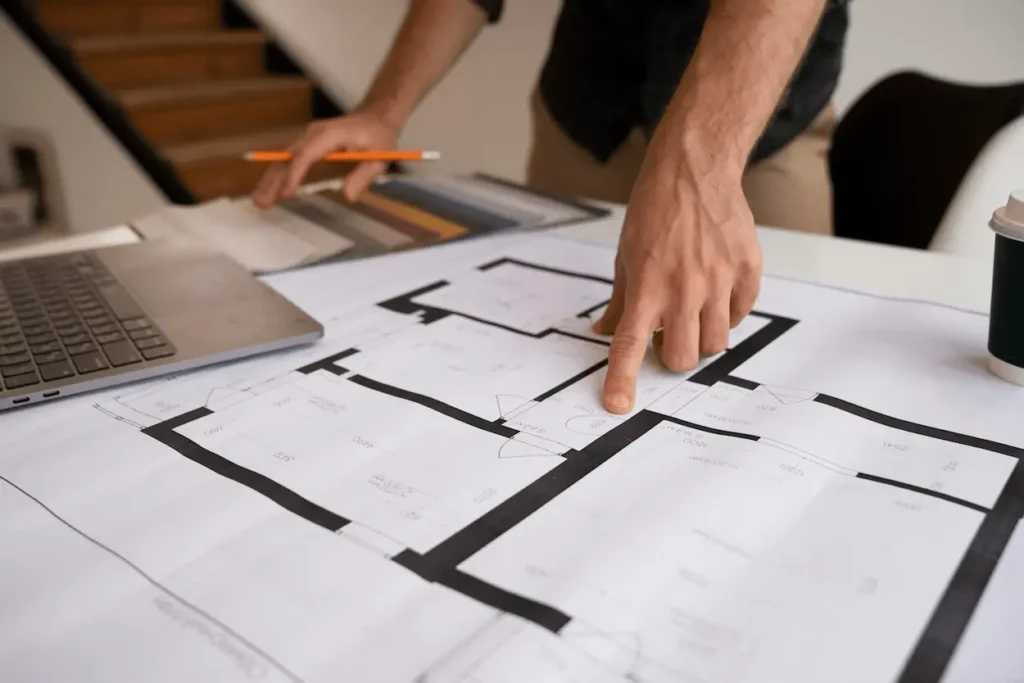 Imagem ilustrativa de um projeto de interiores