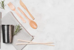 Imagem com utensílios minimalistas