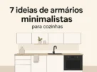 Imagem ilustrativa sobre armários minimalistas