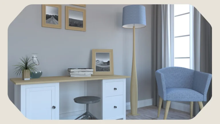 Imagem ilustrativa de um escritório em apartamento pequeno