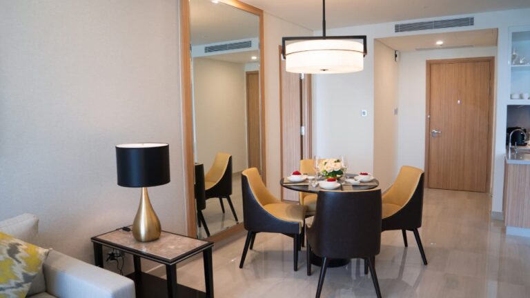 Imagem de um apartamento compacto