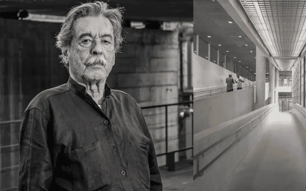 Foto do Paulo Mendes da Rocha