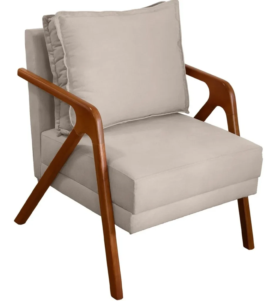 Foto de uma poltrona decorativa