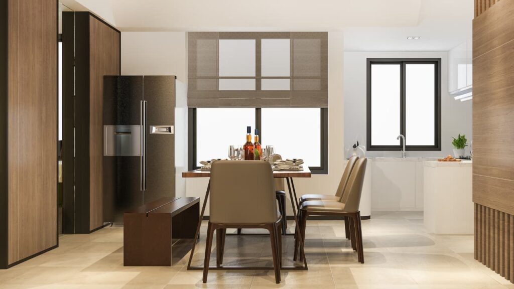 Imagem com móveis planejados para apartamento