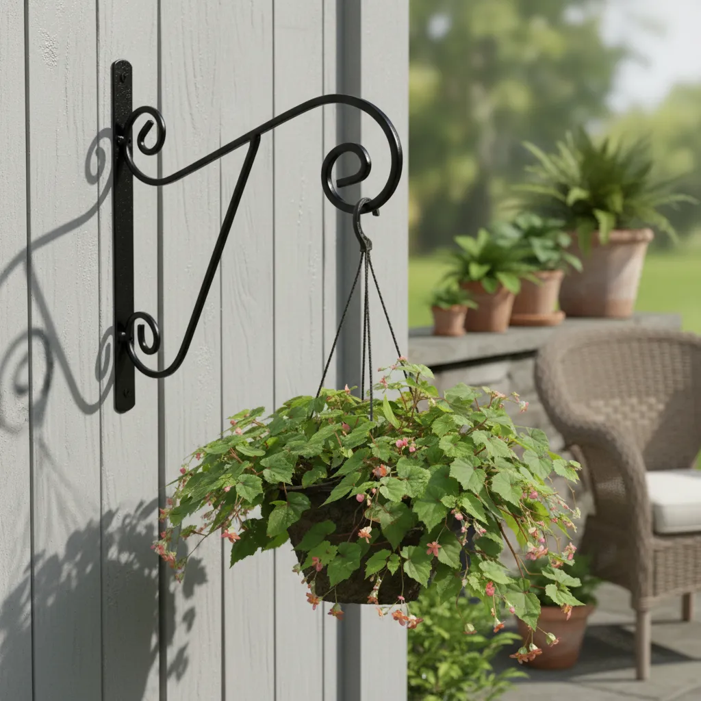 foto de uma planta em suporte