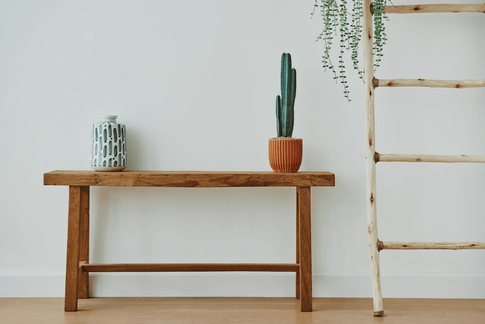 Imagem de um aparador estreito