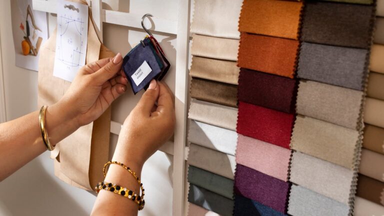 Foto de tecidos minimalistas