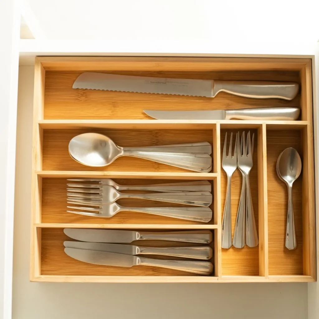 Foto de um divisor de gaveta modular