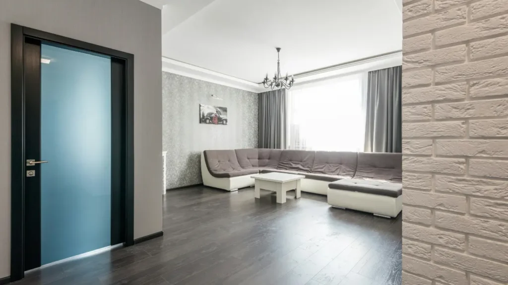 imagem mostrando piso de apartamento