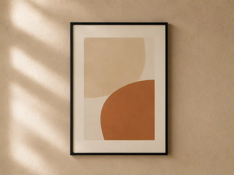 imagem de um quadro no hall de entrada