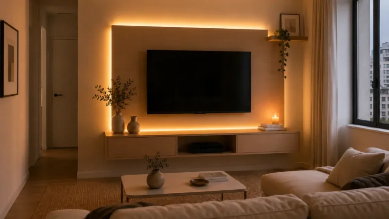 O truque de iluminação que muda qualquer sala em 5 minutos