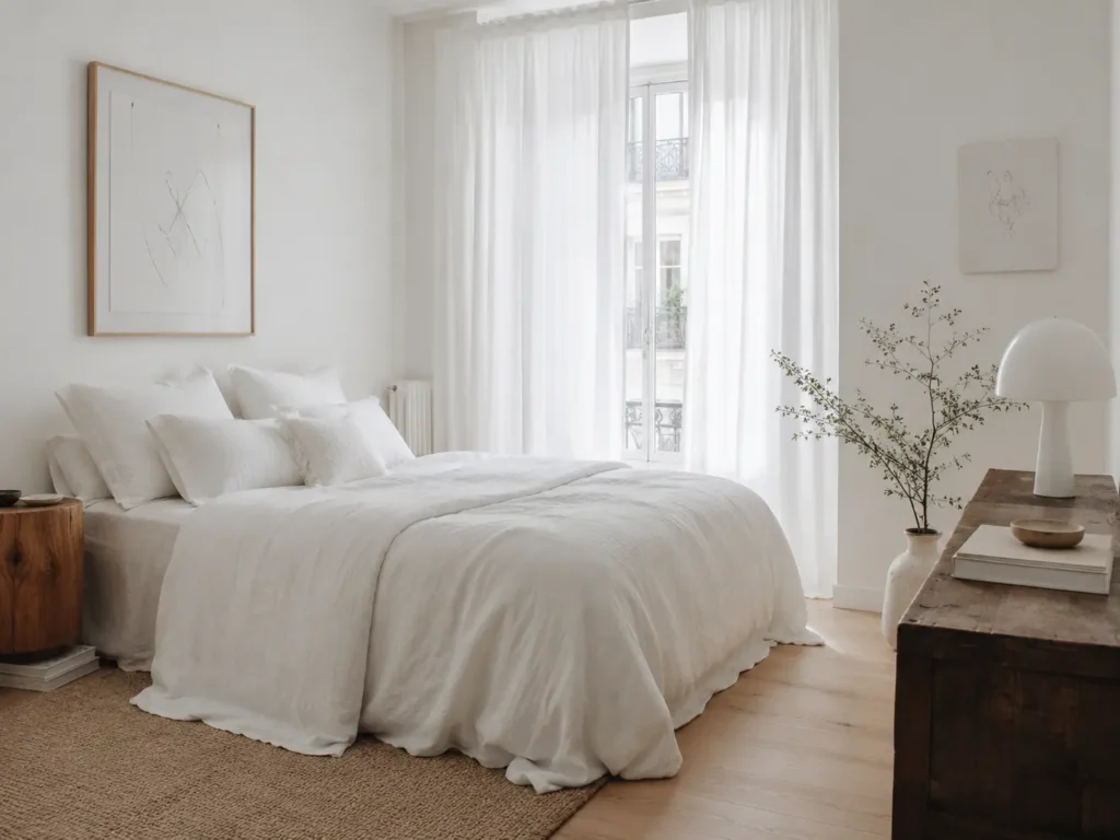 Quarto todo branco