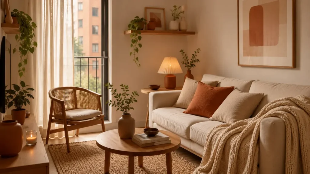 Imagem de um apartamento aconchegante